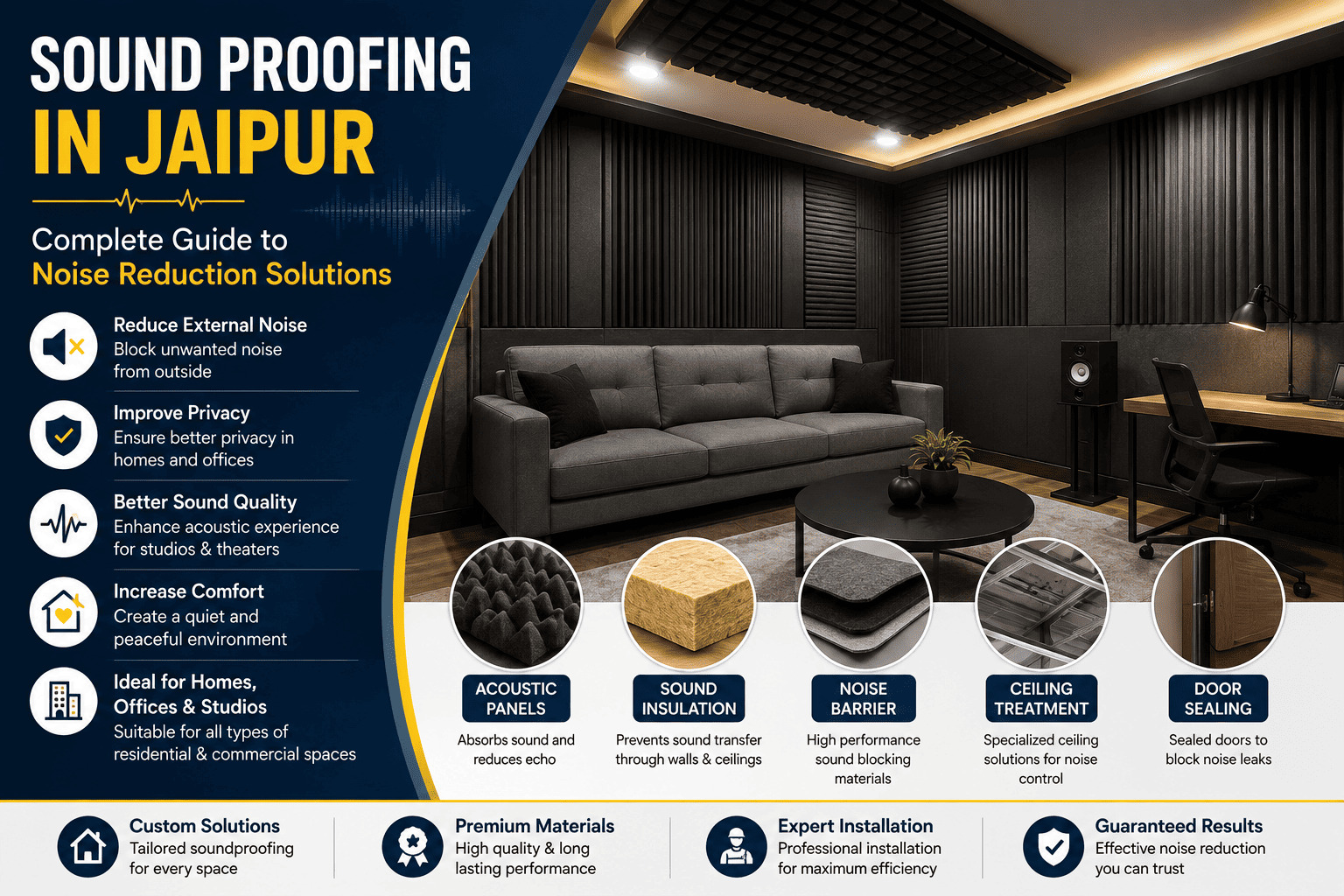 Gypsum False Ceiling in Jaipur: Modern Designs, Benefits & Cost Guide